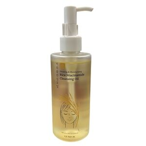 GLAMFOX K-BEAUTY Glow & Moisturize Rice Niacinamide Cleansing Oil - 6.7 Oz. -NEW